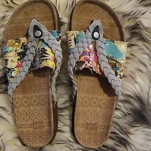 Womens Muk Luks Sandles